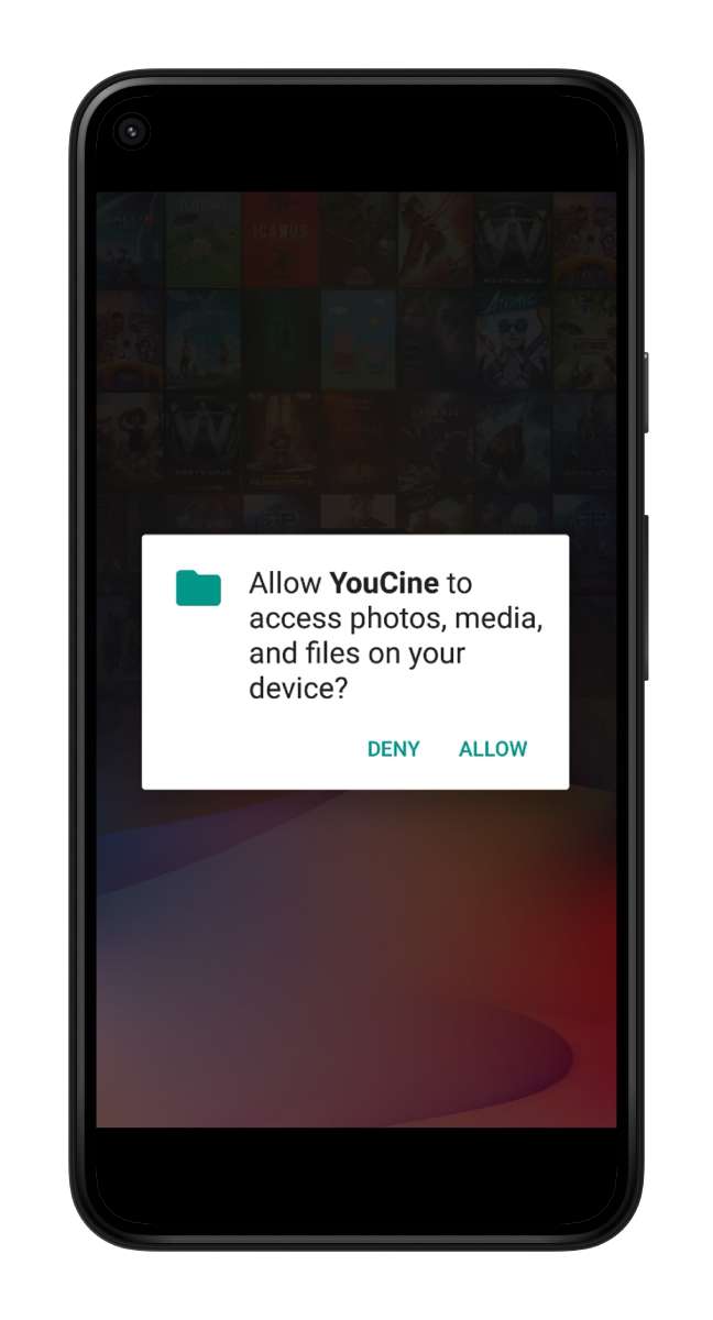 YouCine App Allow Access