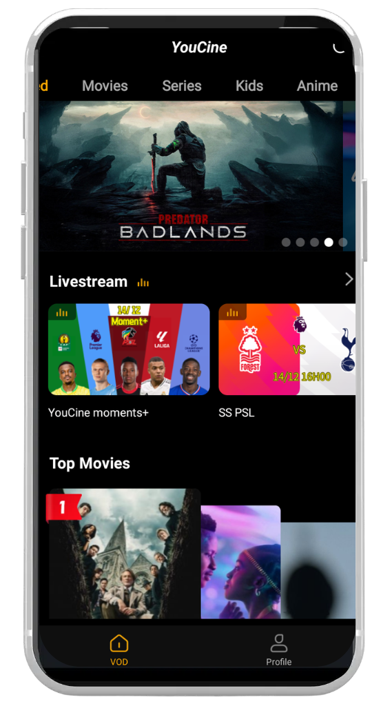 Grande variedade de entretenimento